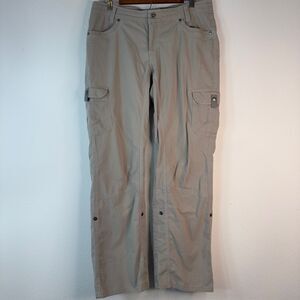 Kühl Splash Roll Up Cargo Pants Womens 12 Khaki Tan Utility Gropcore Outdoor